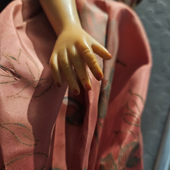 24" Vintage Rubber Vinyl Body Doll 40s 50s 60s - Picture 6 of 10